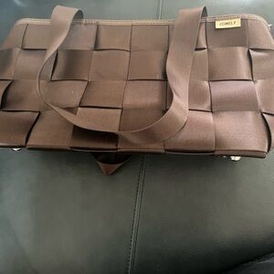 Crowley Brown Seatbelt Bag